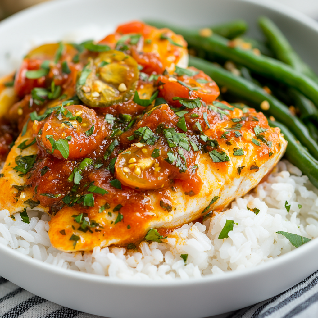 Garlicky Moroccan Fish Recipe