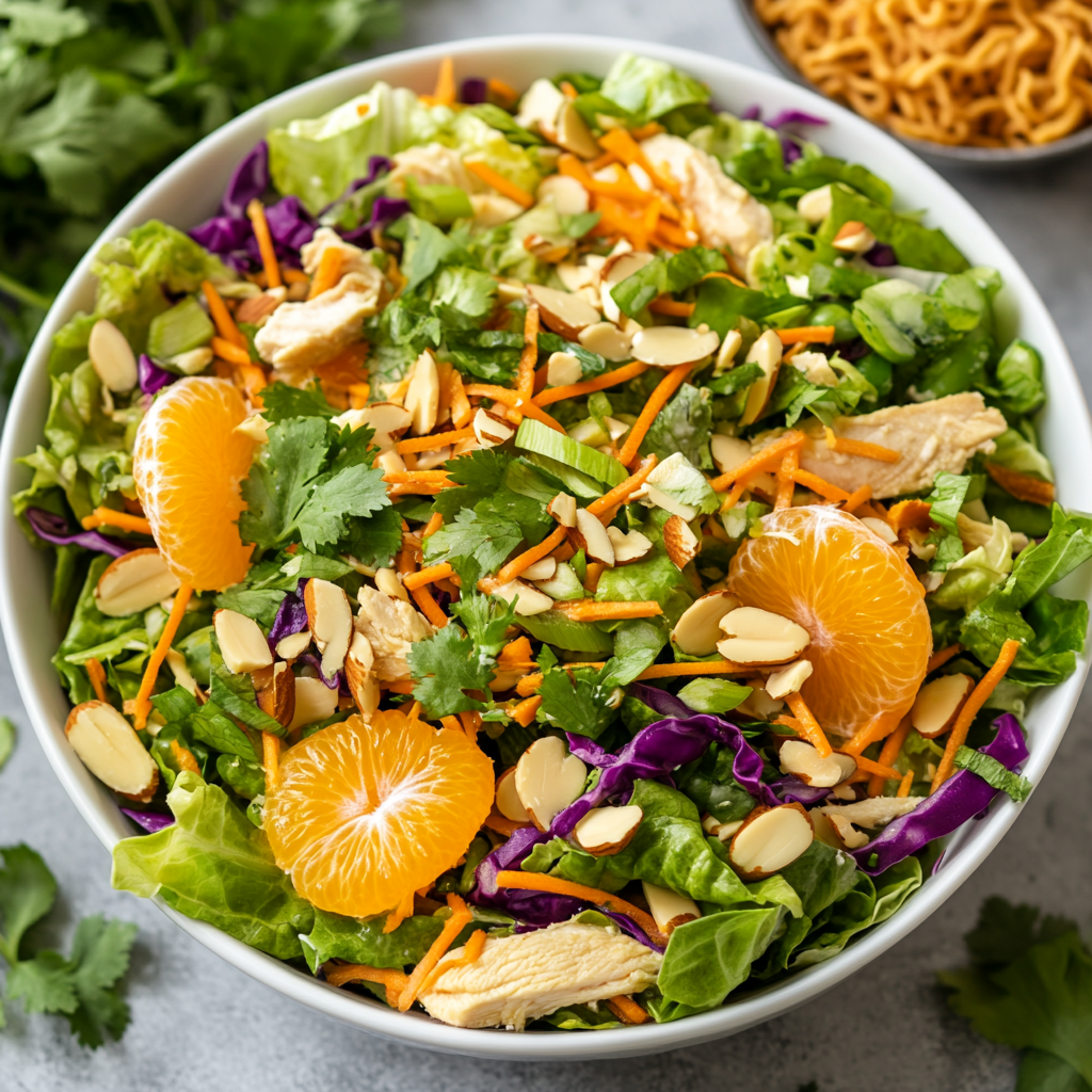 Asian Chicken Salad With Ginger Dressing