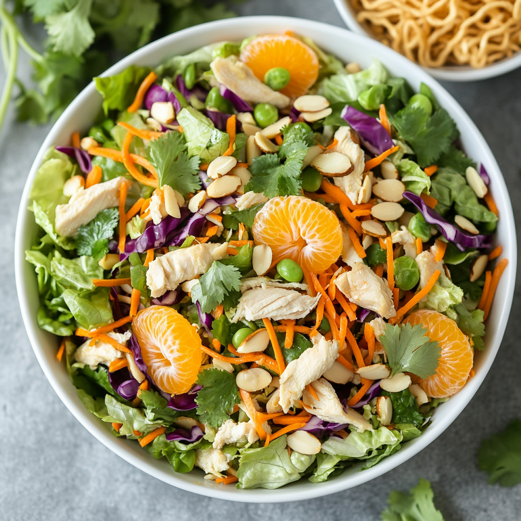 Asian Chicken Salad With Ginger Dressing 6 Asian Chicken Salad With Ginger Dressing