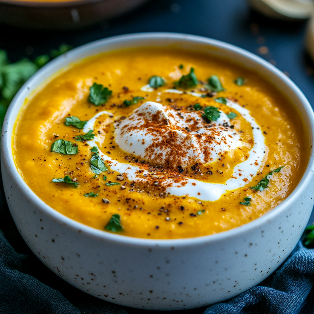 Curried Carrot Ginger Soup