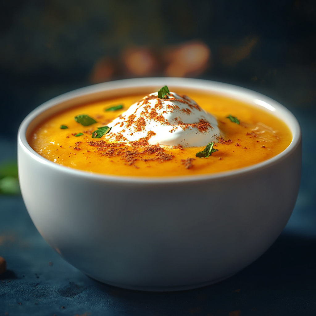 Curried Carrot Ginger Soup 6 Curried Carrot Ginger Soup