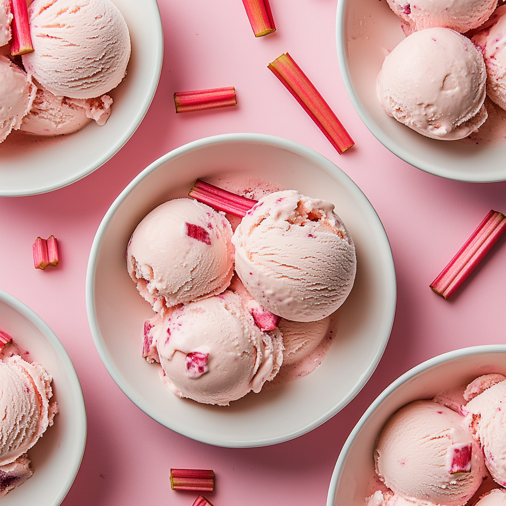 Rhubarb Gelato