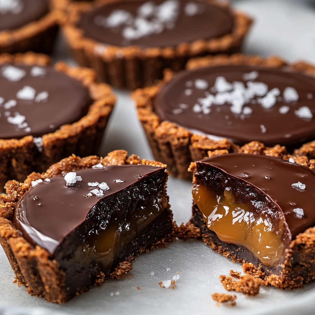 Easy Chocolate Salted Caramel Tarts Recipe