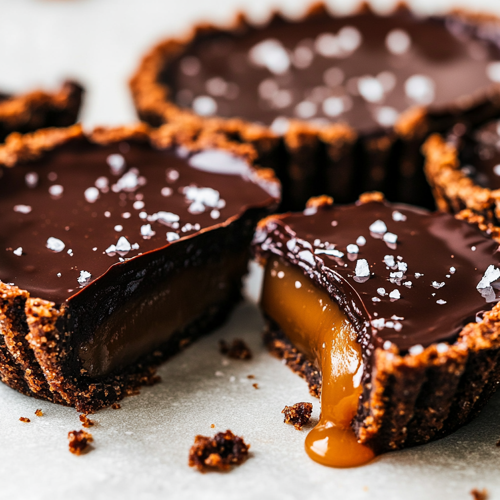 Easy Chocolate Salted Caramel Tarts Recipe