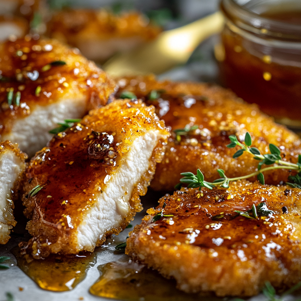 Baked Crunchy Hot Honey Chicken