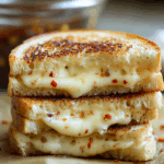Goat Cheese Grilled Cheese with Honey & Spice