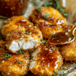 Baked Crunchy Hot Honey Chicken