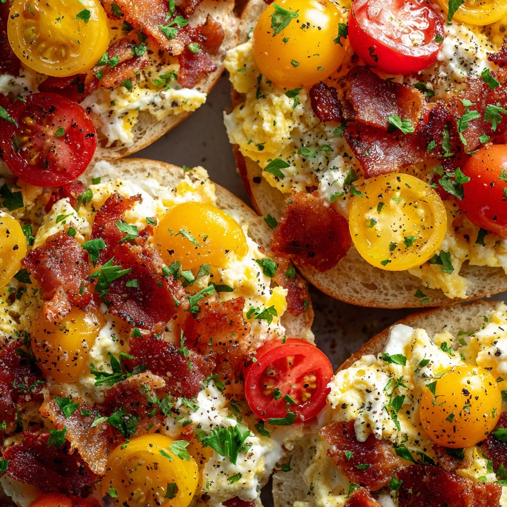 English Muffin Breakfast Pizzas Recipe - Recipe Image