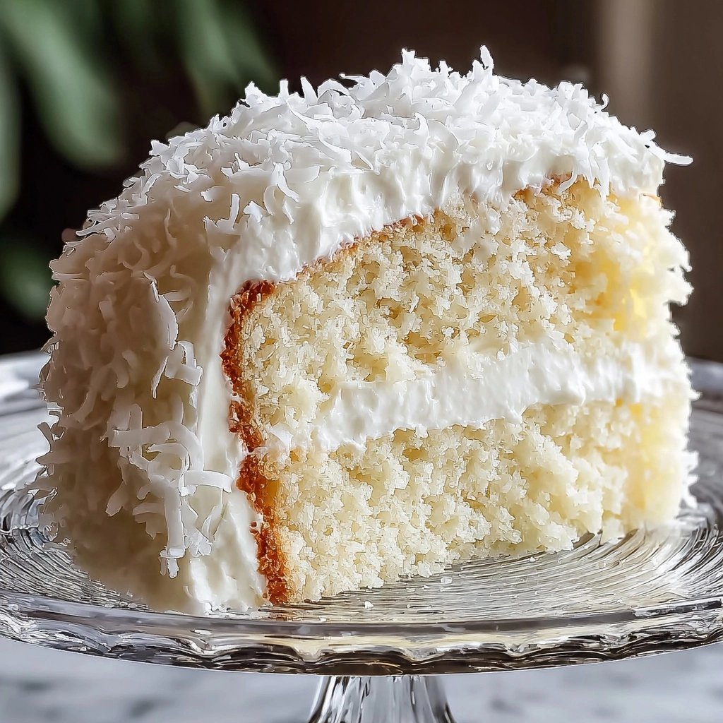 Coconut Cloud Cake Recipe - Recipe Image