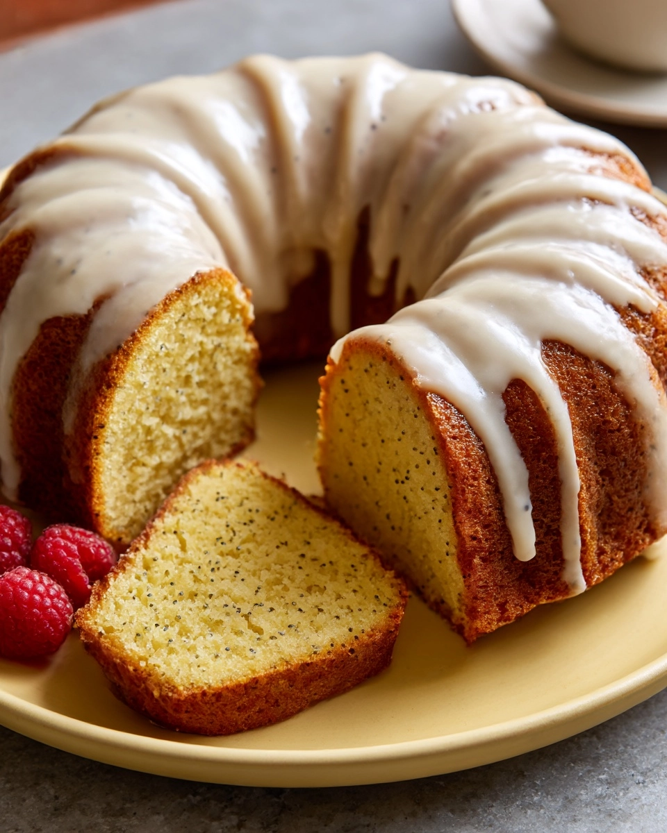 Lemon Poppy Seed Bundt Cake Recipe