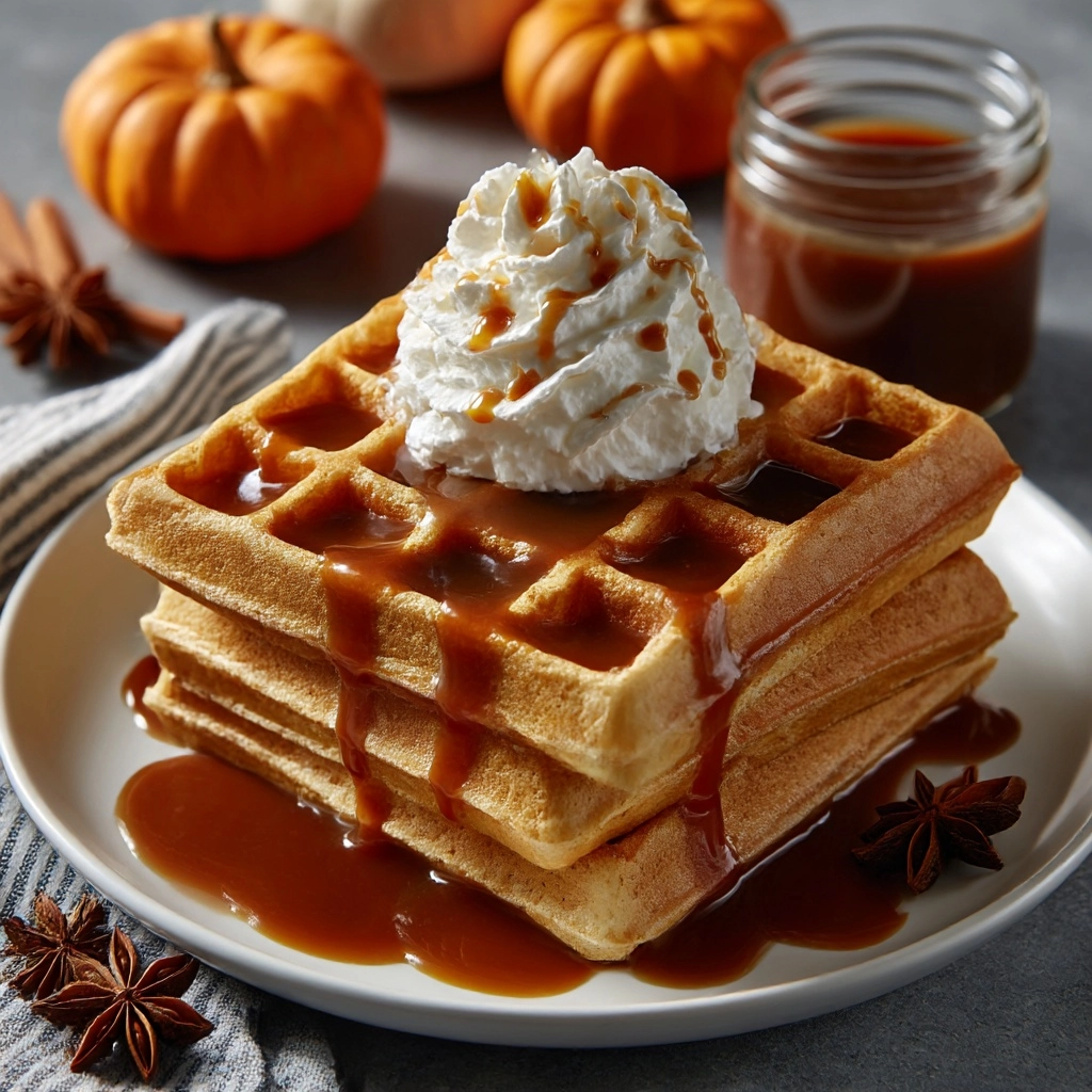 Homemade Belgian Waffles Recipe - Recipe Image