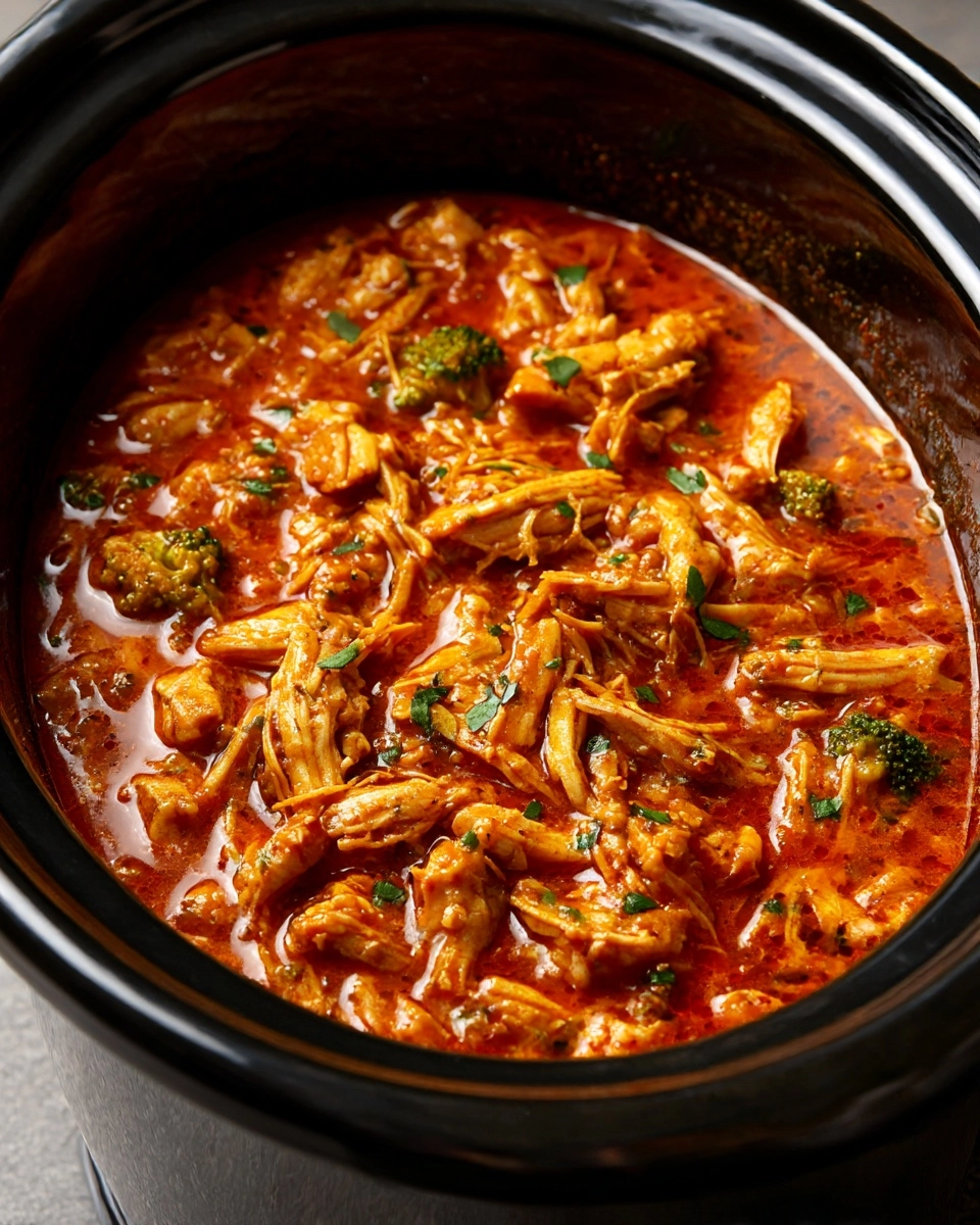 Slow Cooker Broccoli Butter Chicken Recipe