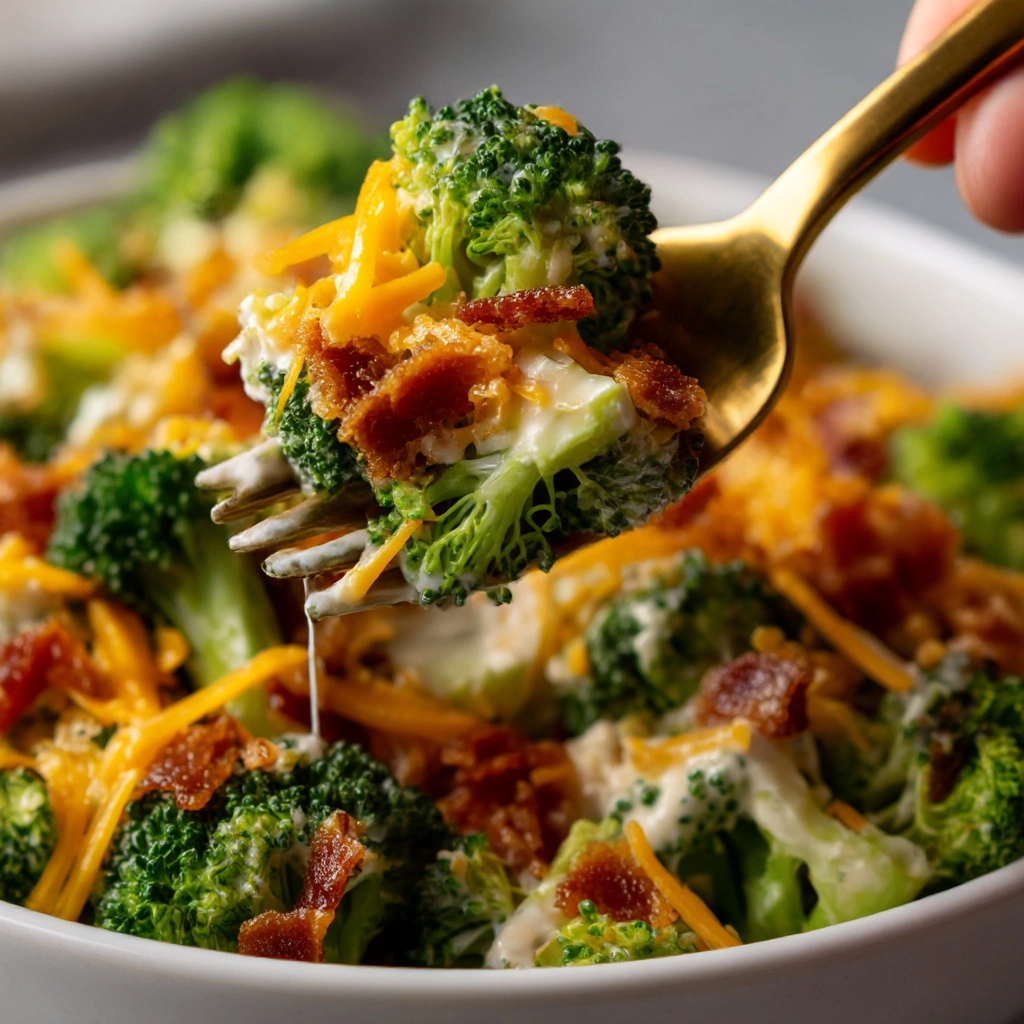 Easy Keto Broccoli Salad Recipe - Recipe Image