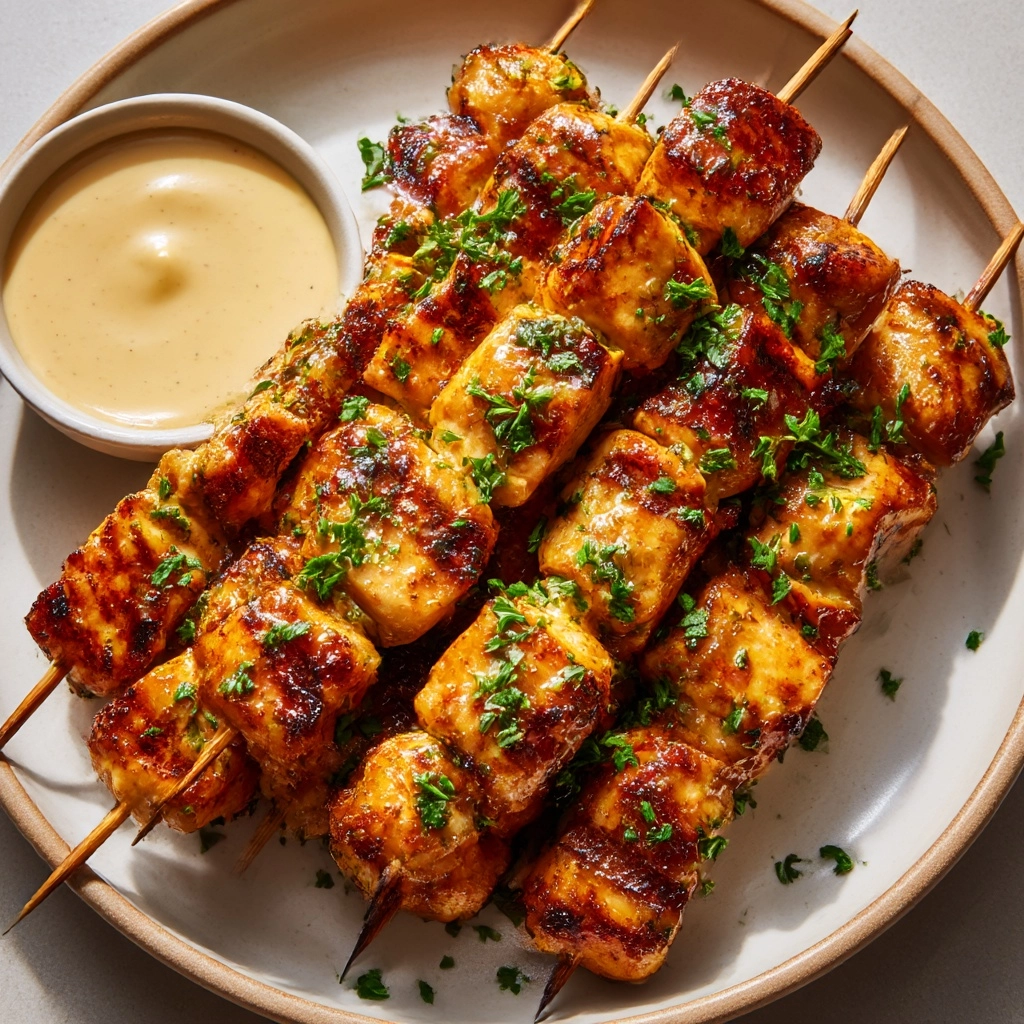 Bang Bang Chicken Skewers Recipe
