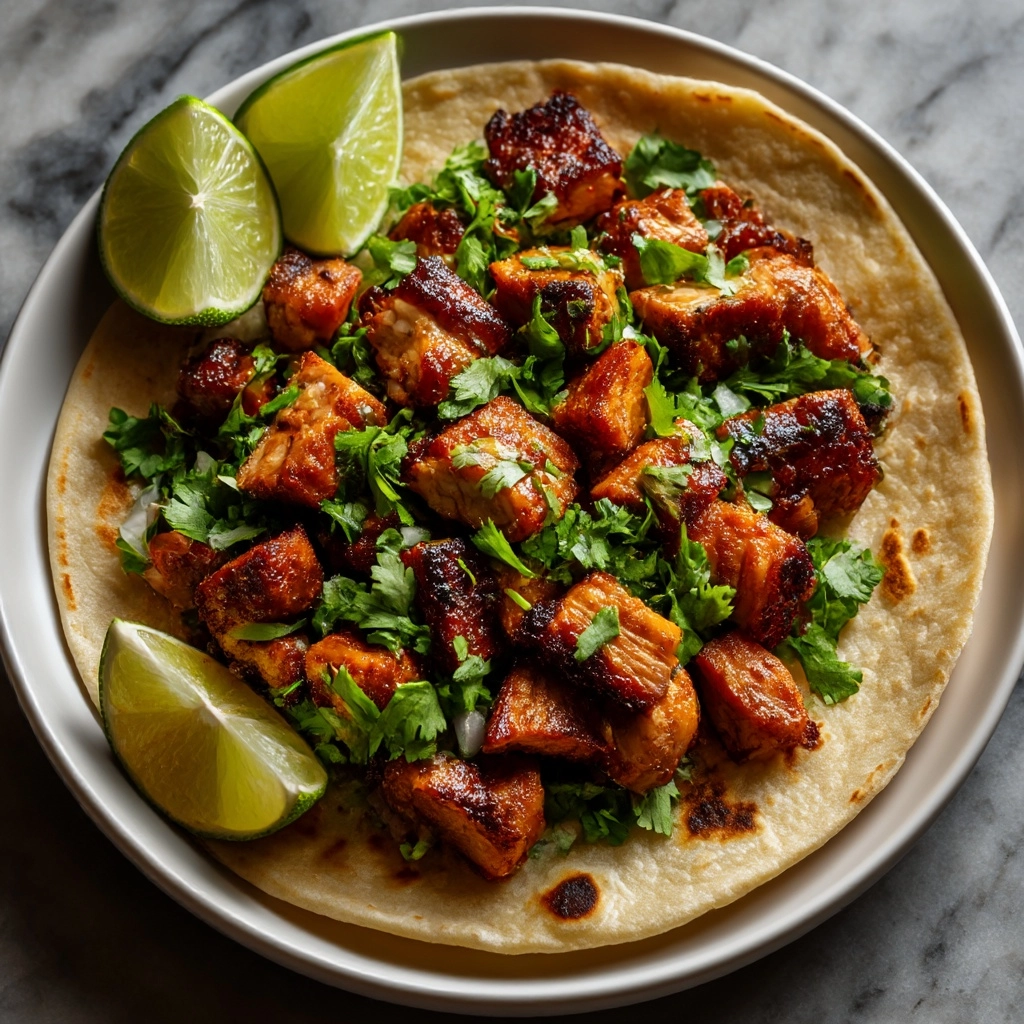 Charred Chile Marinated Grilled Chicken Tacos Recipe - Recipe Image