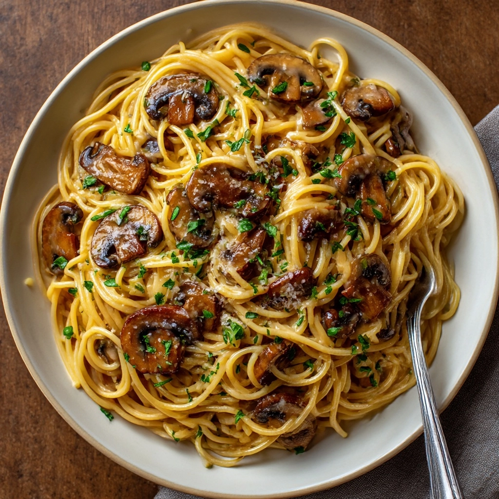 Brown Butter Mushroom Pasta Recipe - Recipe Image