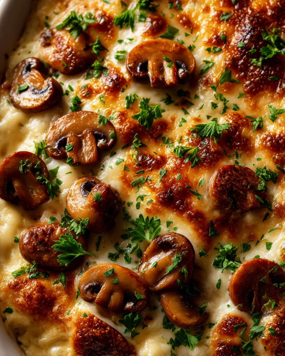 Mushroom Polenta Casserole Recipe