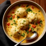 Coconut Curry Soup with Dumplings Recipe