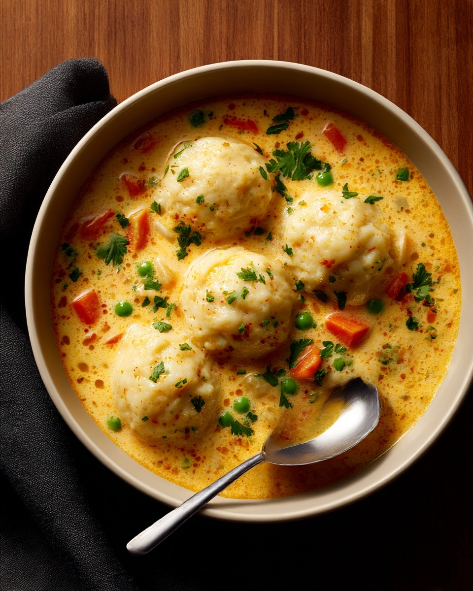 Coconut Curry Soup with Dumplings Recipe