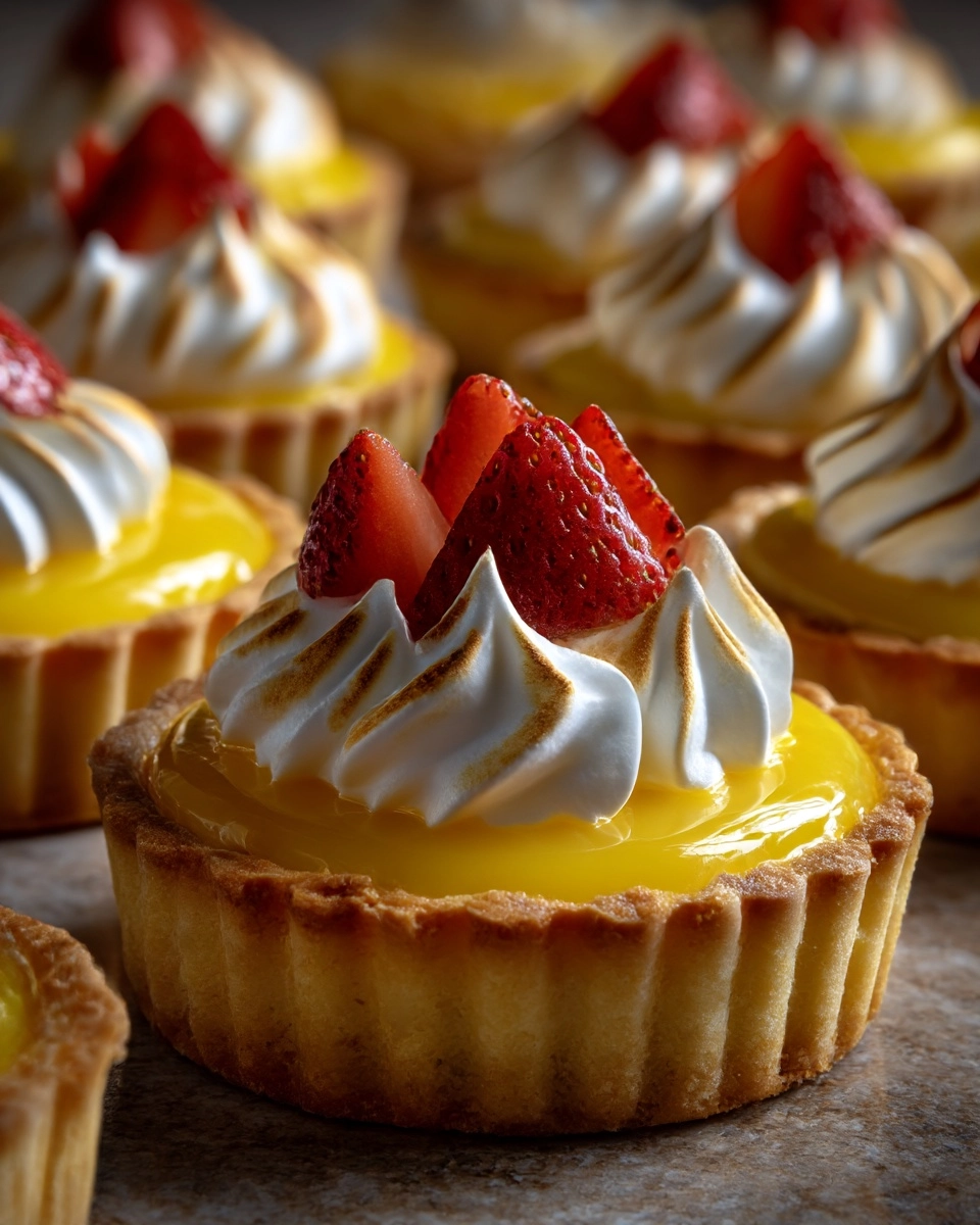 Strawberry Lemon Meringue Tarts Recipe