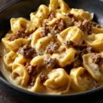 Cheesesteak Tortellini in Rich Provolone Sauce Recipe