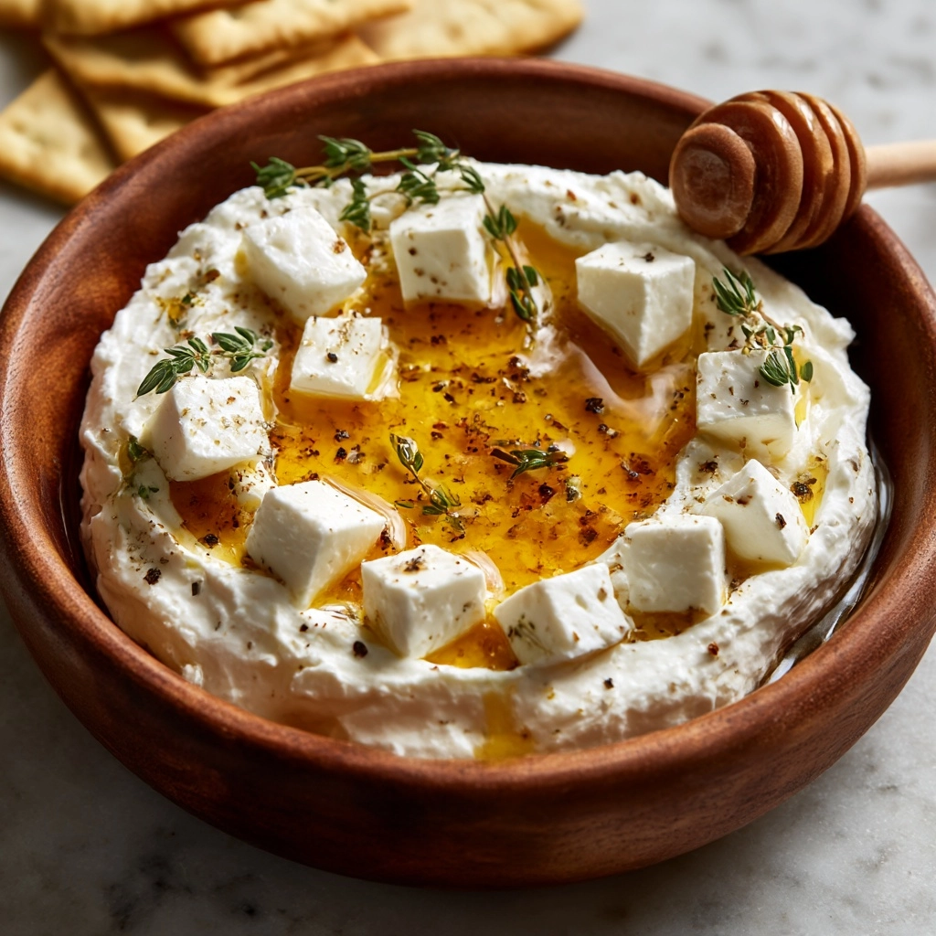 Whipped Feta Dip with Spicy Honey Recipe - Recipe Image
