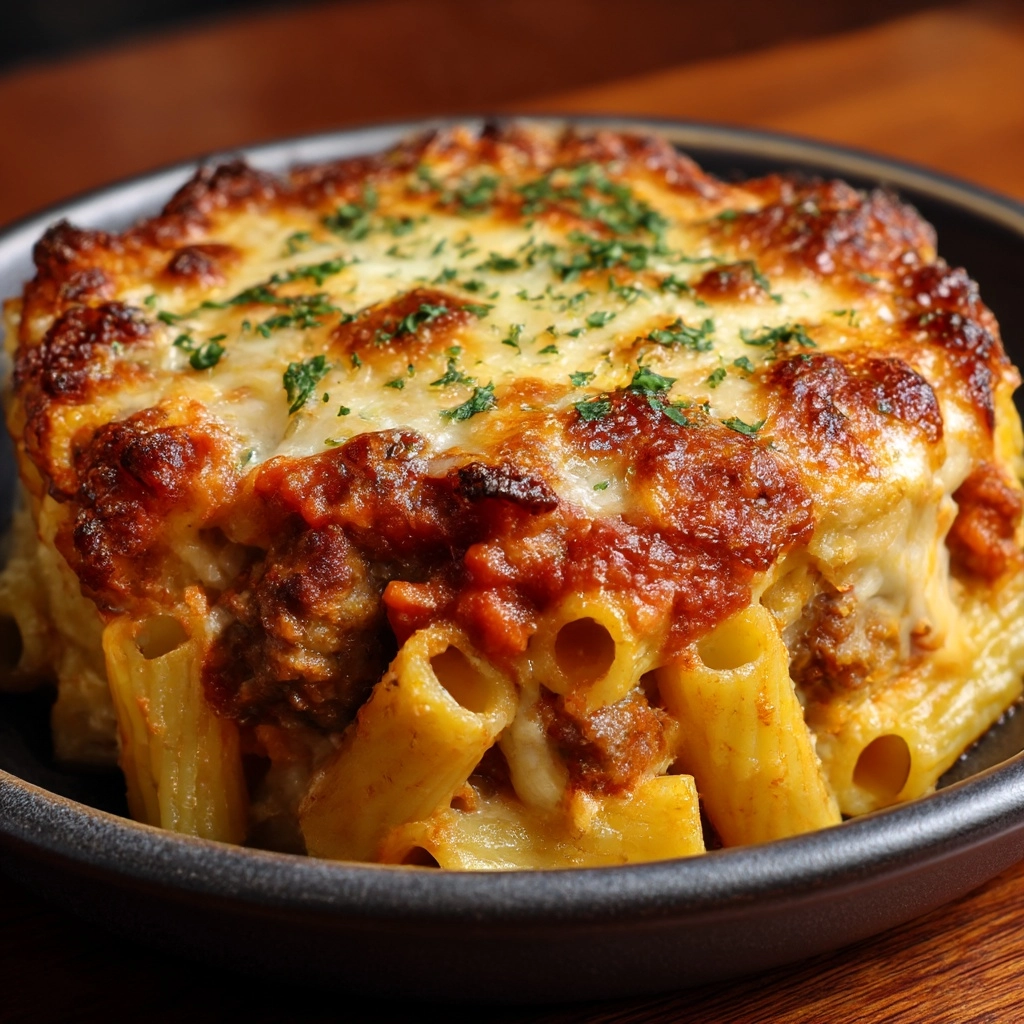 Tomato Tuna Pasta Bake Recipe - Recipe Image