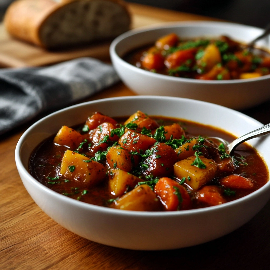 Hearty Vegan Stew Recipe - Recipe Image