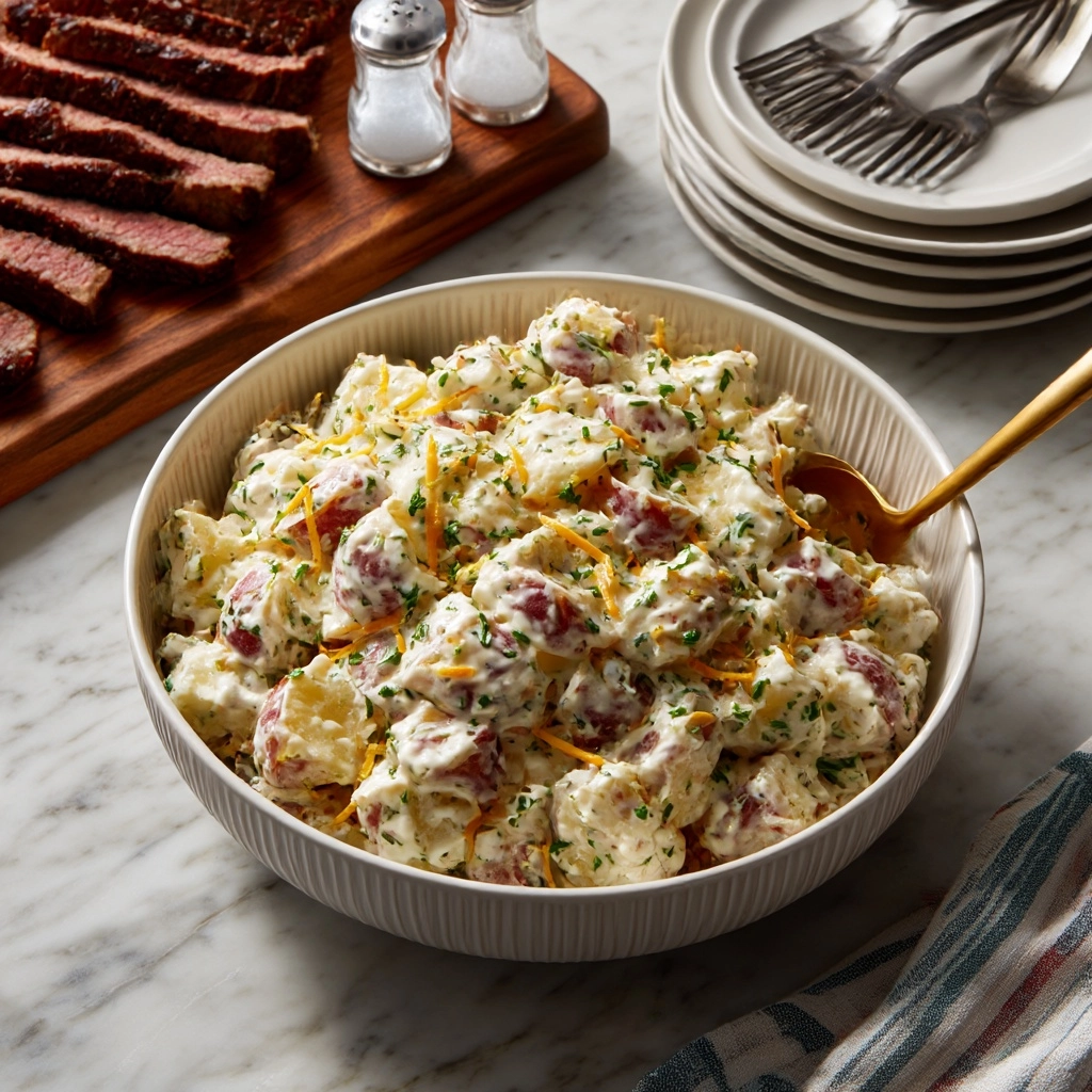 Steakhouse Potato Salad Recipe - Recipe Image