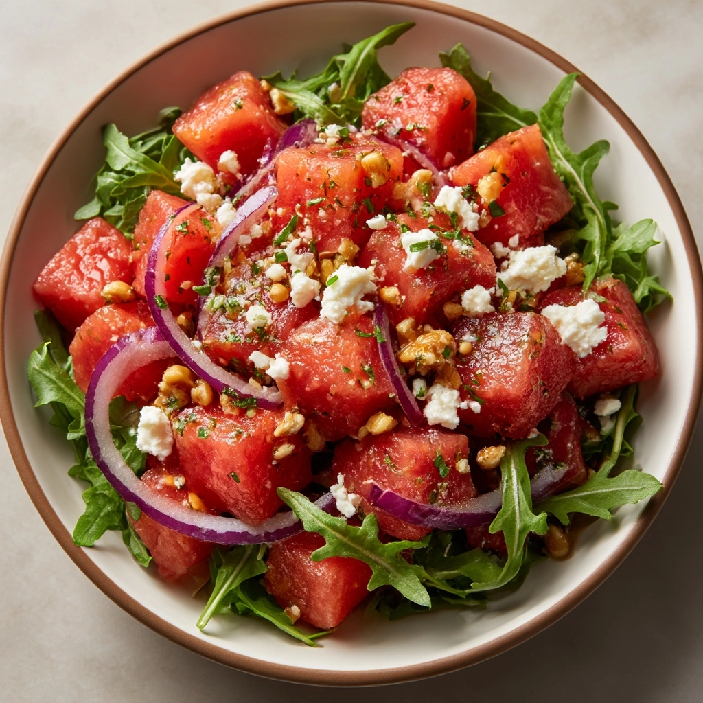 Feta Watermelon Salad Recipe - Recipe Image