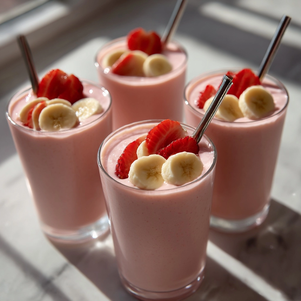 Strawberry Banana Smoothie Recipe - Recipe Image