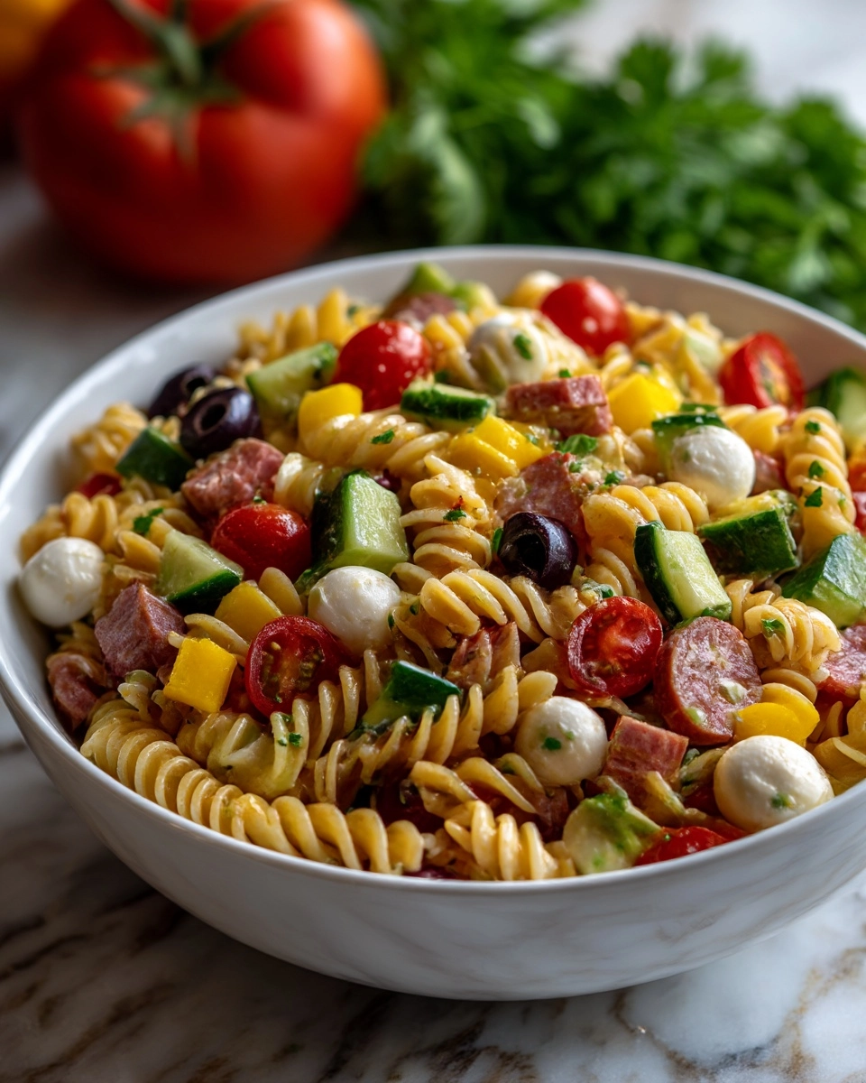 Zesty Italian Pasta Salad Recipe