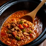Slow Cooker Stuffed Pepper Soup Recipe