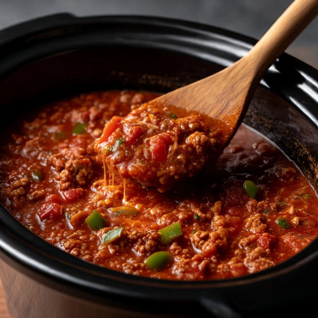 Slow Cooker Stuffed Pepper Soup Recipe - Recipe Image