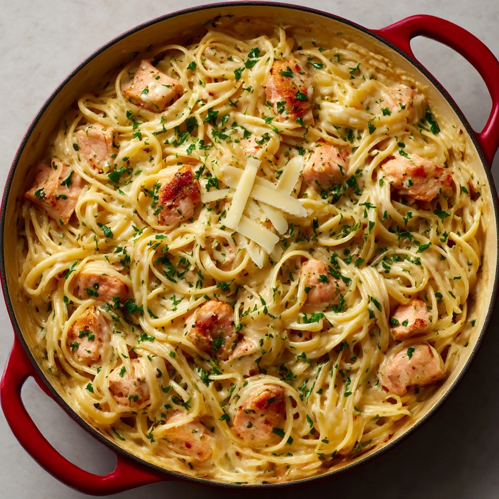 Salmon Pasta Recipe - Recipe Image