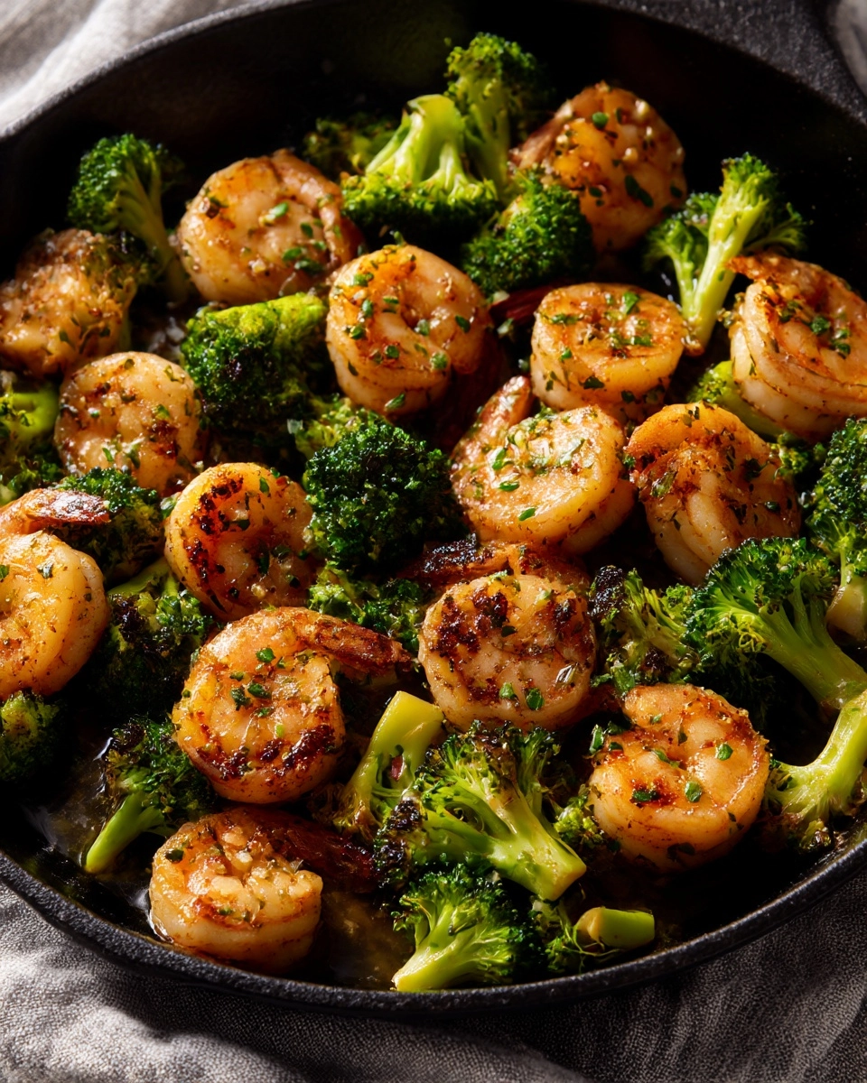 Garlic Butter Shrimp & Broccoli Recipe