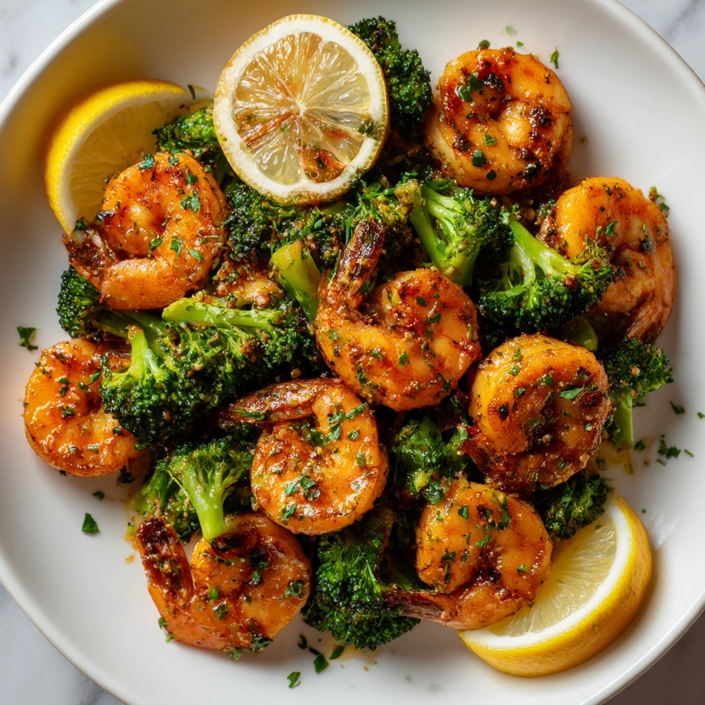 Garlic Butter Shrimp & Broccoli Recipe - Recipe Image