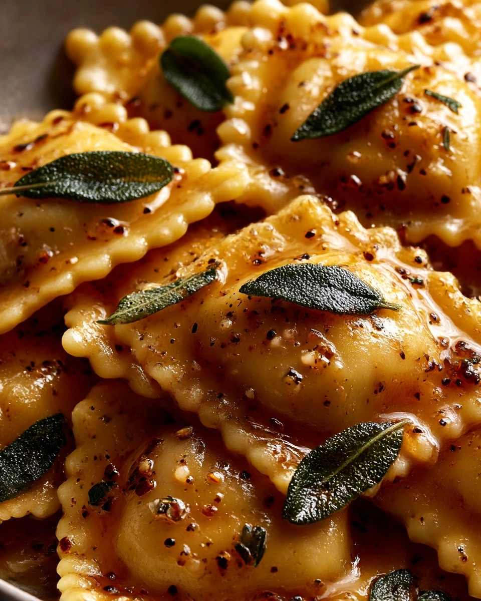 Ravioli with Sage Butter Sauce Recipe