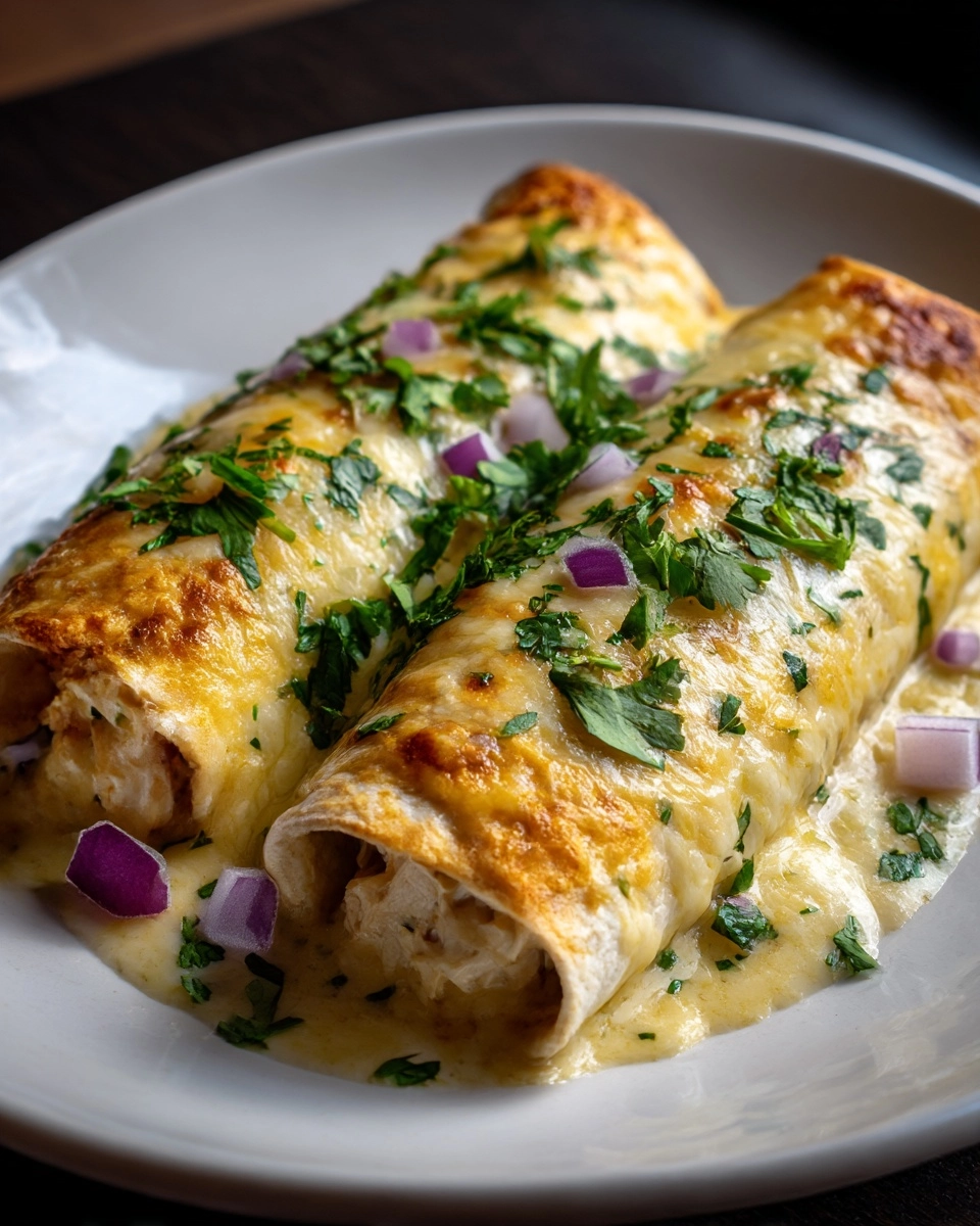 Chicken Enchiladas with Sour Cream Sauce Recipe