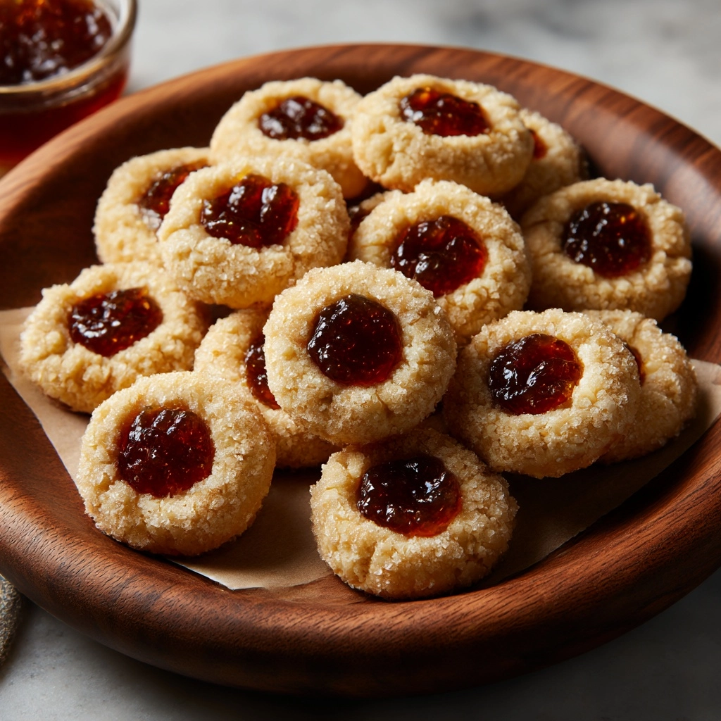 Savory Thumbprint Cookies Recipe - Recipe Image