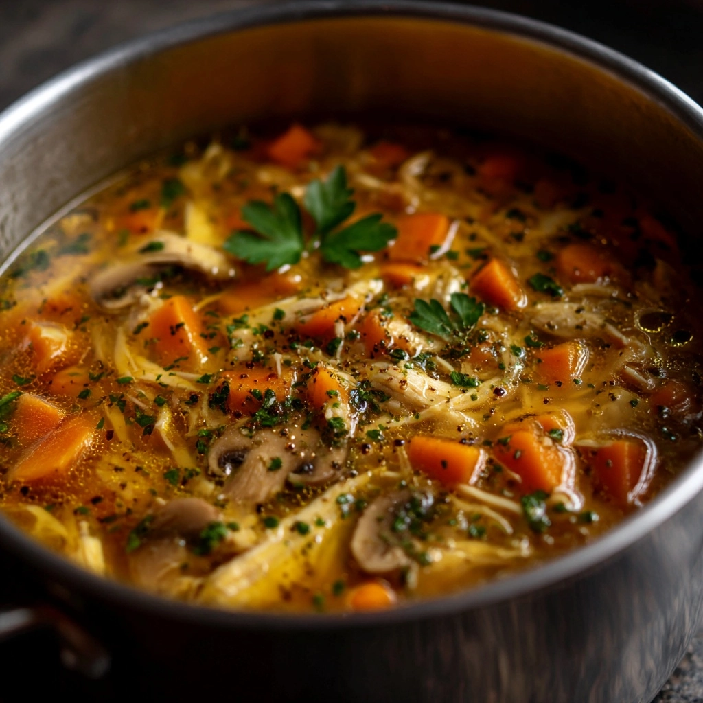 Leftover Rotisserie Chicken Soup Recipe - Recipe Image