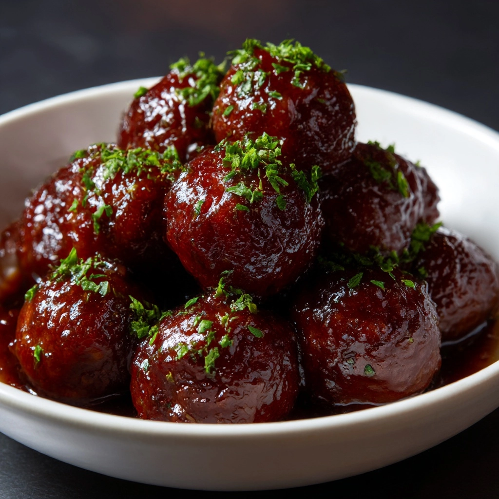 Easy Sweet & Spicy Meatballs Recipe - Recipe Image
