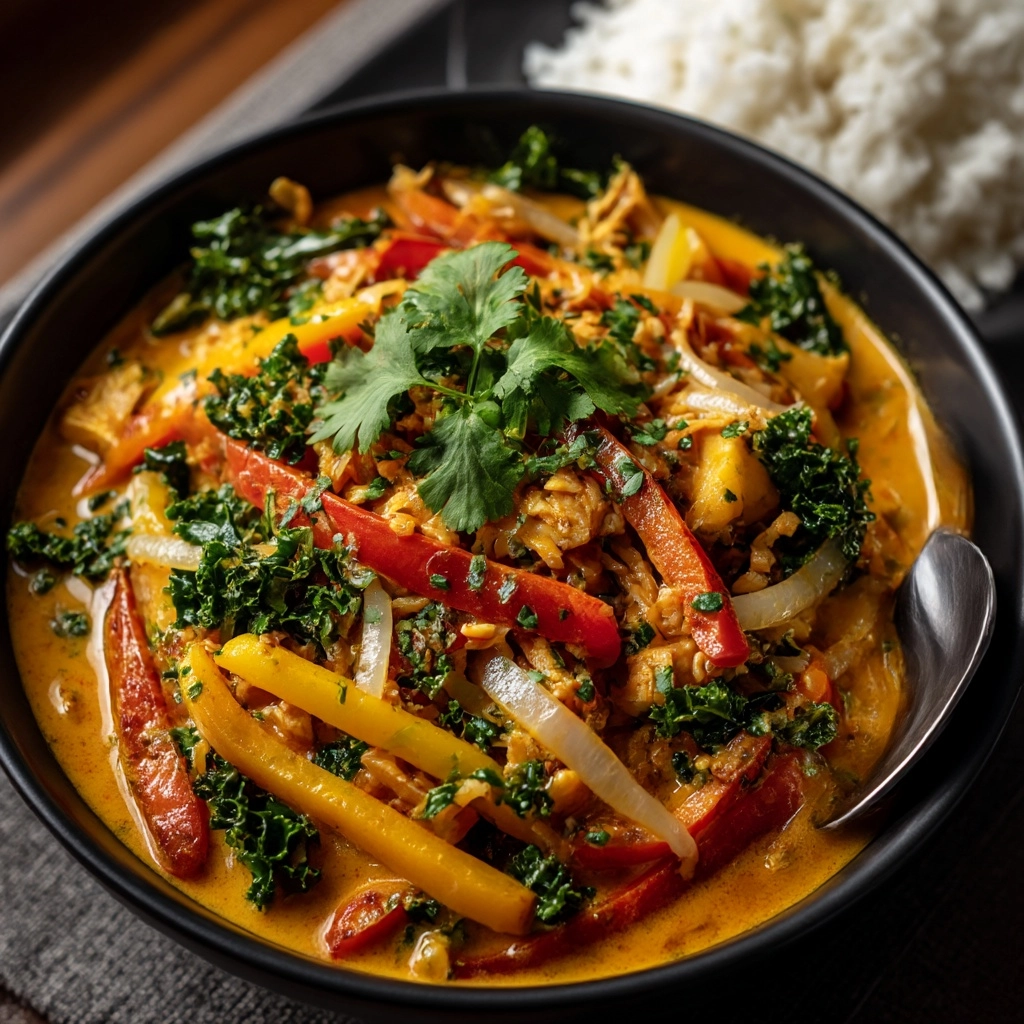 Thai Red Curry with Vegetables Recipe - Recipe Image