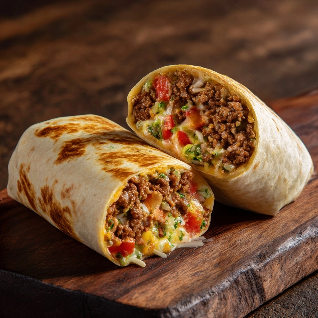 Beef Burritos Recipe - Recipe Image