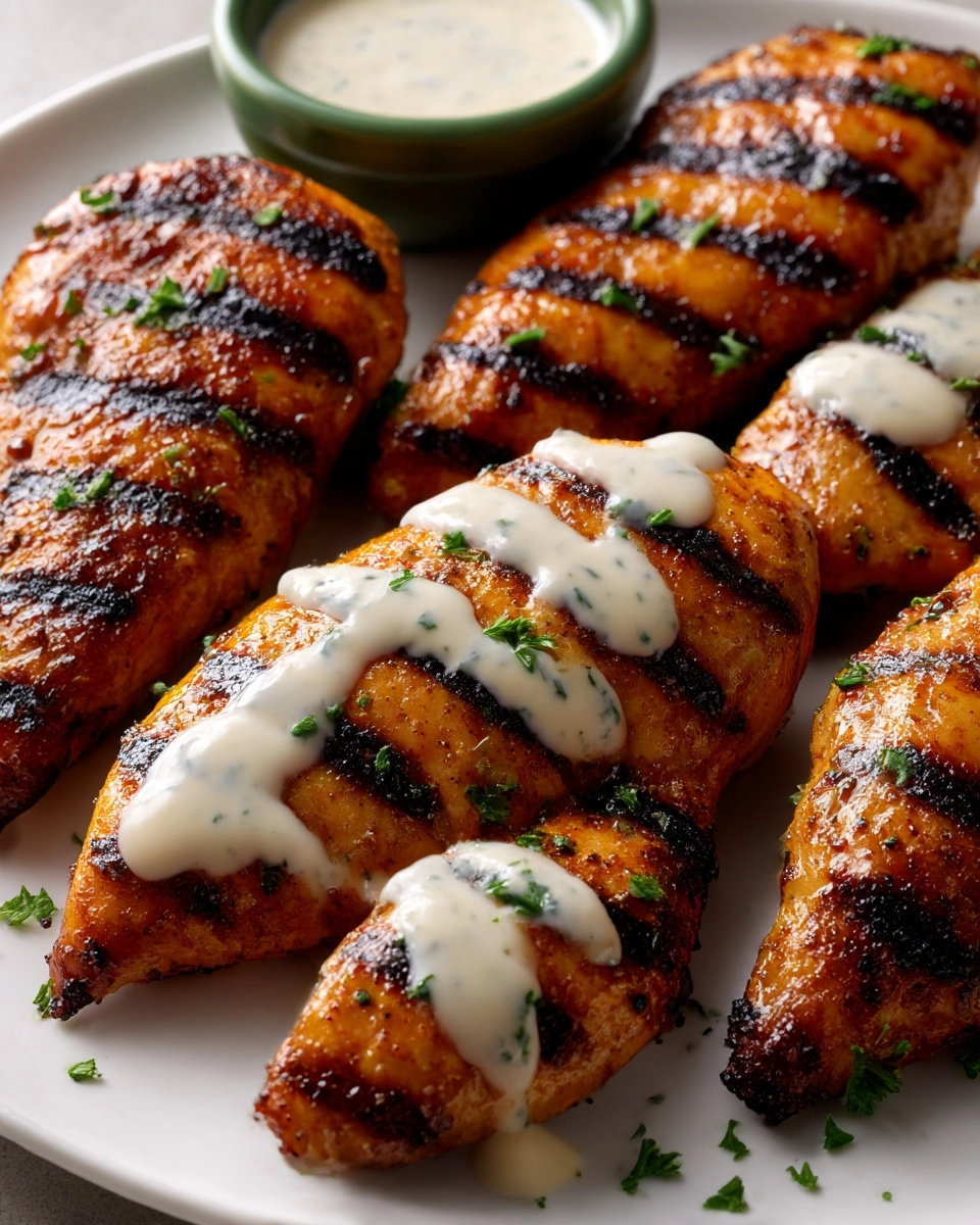Cajun Grilled Chicken with Alabama White Sauce Recipe