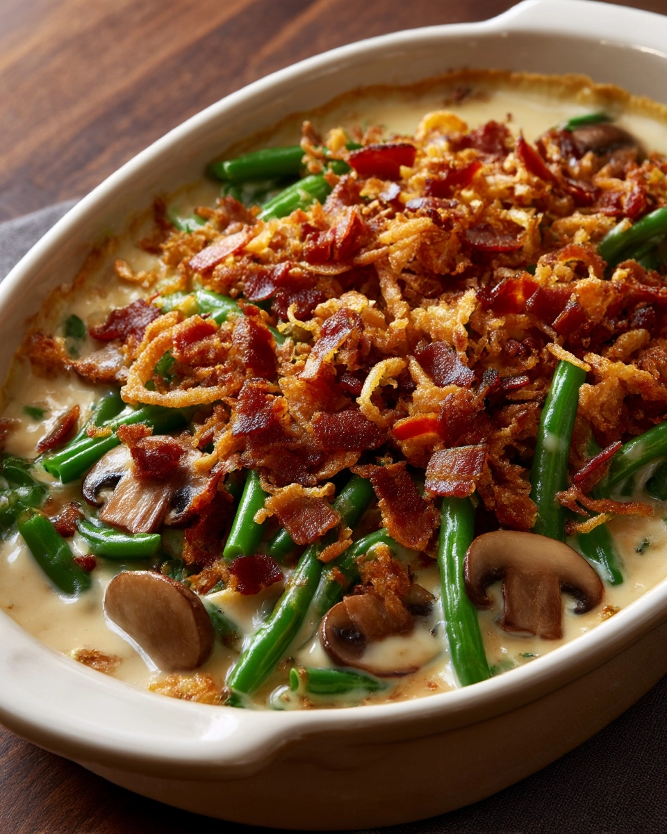 Creamy Bacon Green Beans Recipe