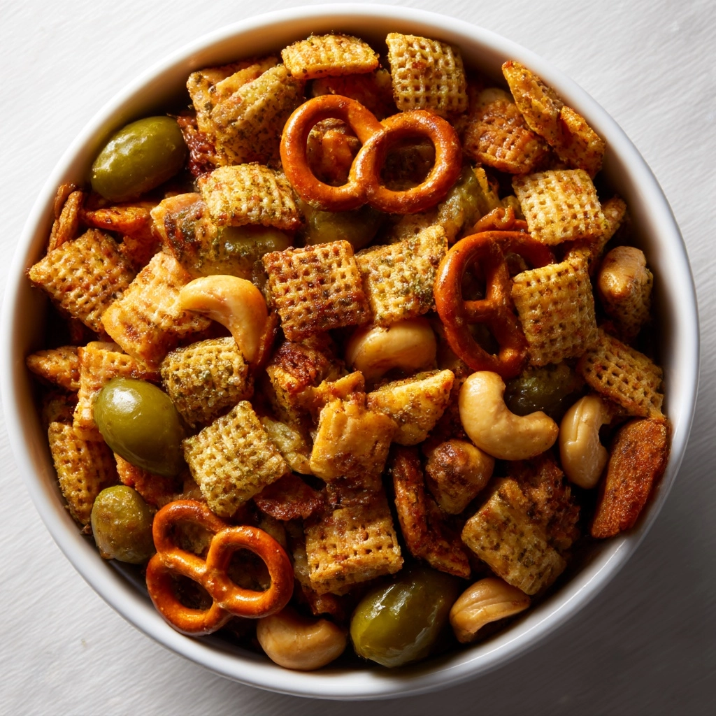 Dill Pickle Chex Mix Recipe - Recipe Image