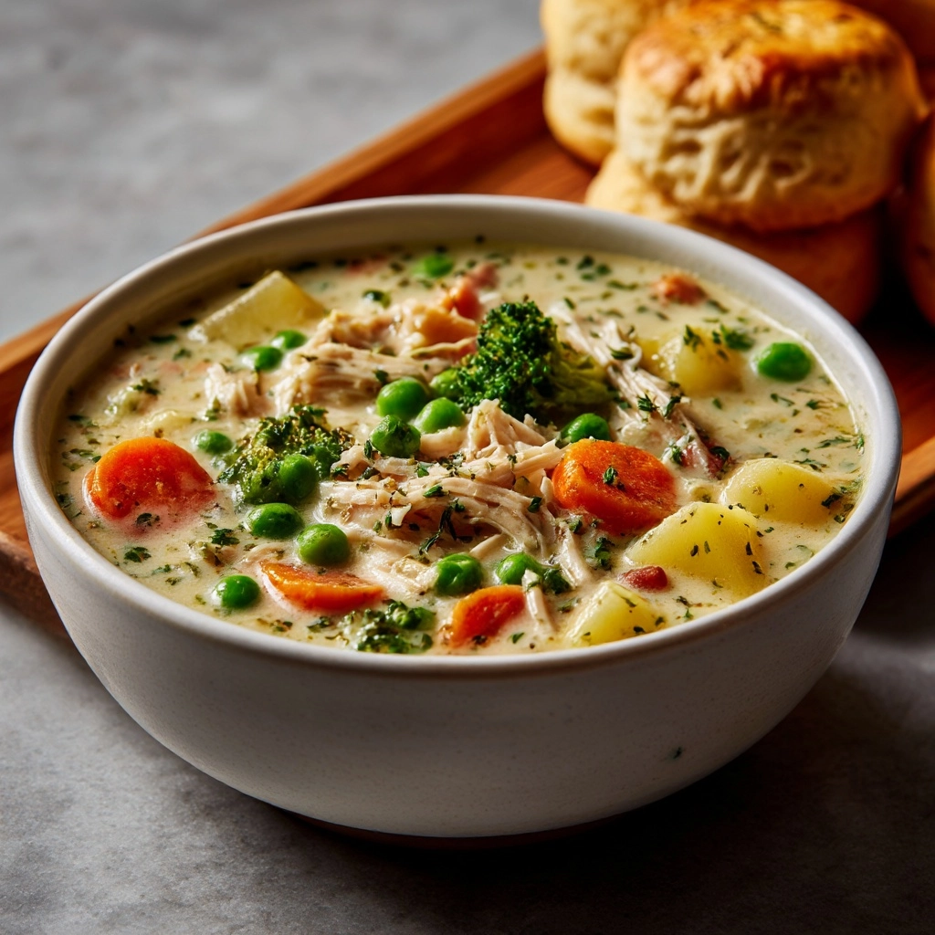 Chicken Pot Pie Soup Recipe - Recipe Image