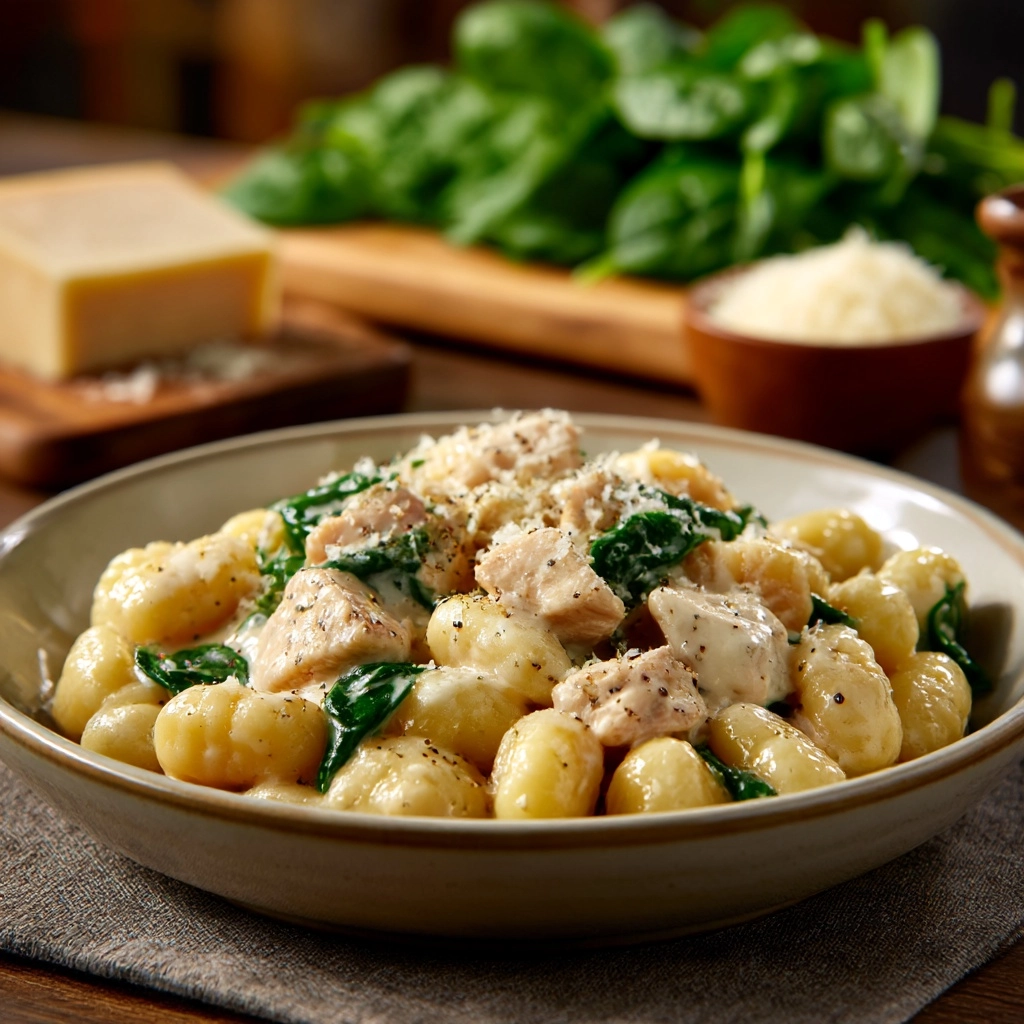 Creamy Chicken Gnocchi Recipe - Recipe Image