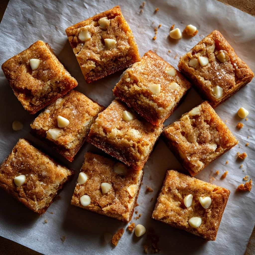 Snickerdoodle Blondies Recipe - Recipe Image